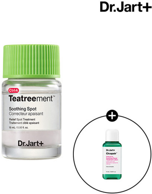 [닥터자르트] 컨트롤에이 티트리먼트 수딩 스팟 15ml (+시카페어 트리트먼트 로션 15ml), 1개