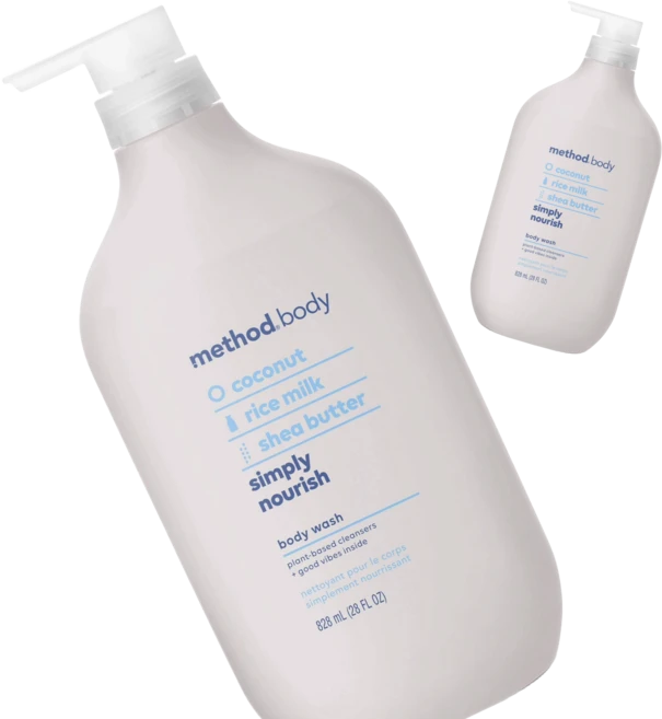 메소드 바디워시 심플리 너리쉬 시어버터, 2개, 828ml - 쿠팡