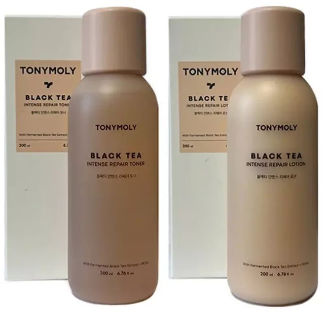 토니모리 블랙티 인텐스 리페어 토너 + 로션 2종세트 (200ml+200ml), 200ml