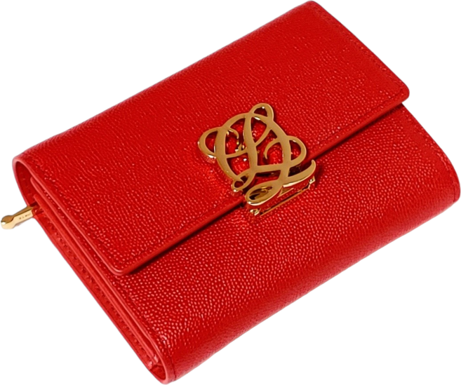 [200%정품보장] 루이까또즈 소가죽 레드 골드심볼 여성반지갑 [선물포장가능]
