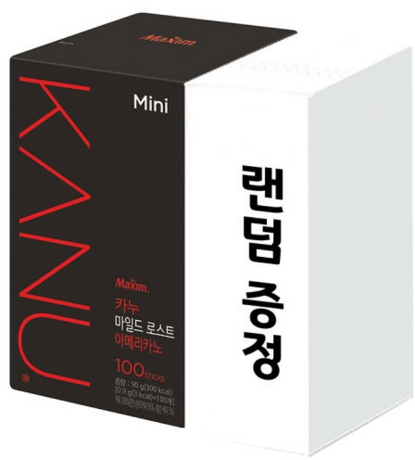 카누 미니 종합, 마일드 로스트100T+랜덤사은품, 1개, 100개입