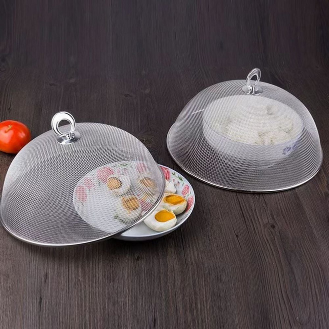 스테인리스 음식커버 반찬덮개 식탁 위생용품 벌레차단 주방 추천템, 35cm
