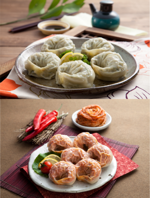 아하 김치 왕만두1.4kg+아하 고기 왕만두 1.4kg, 1.4kg