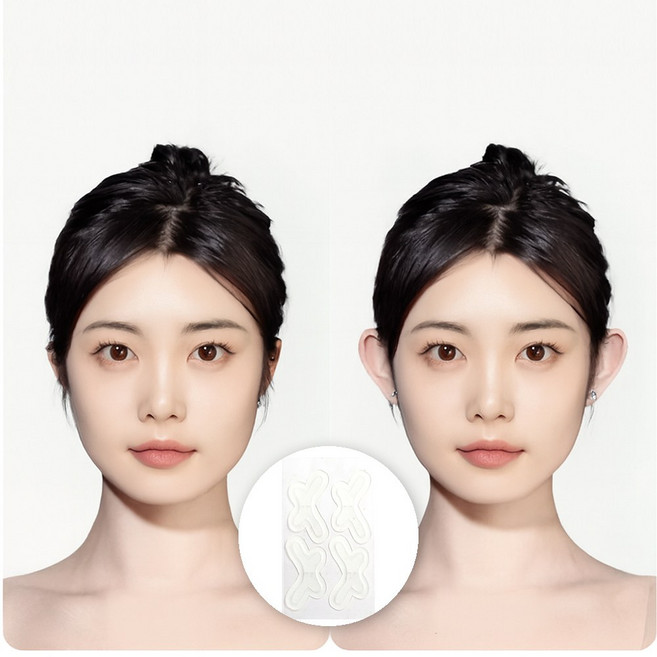 누운 귀 테이프 누운귀테이프 교정 리프팅 스티커 테이프 60p, 1개, 04나비형20p