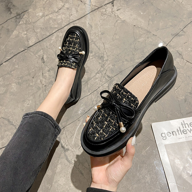 LIANWEN 210-270 빅사이즈로퍼 플랫슈즈 여성 빅사이즈 3cm단화 봄신상로퍼