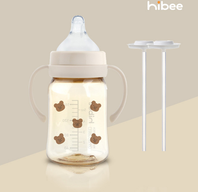 하이비 자기주도젖병 PPSU 170ml 젖병 1P+젖꼭지1P+핸들1P+추타입2p or 간편타입2p, 간편타입2p/볼빵곰샌드/젖꼭지 L(6개월), 1개