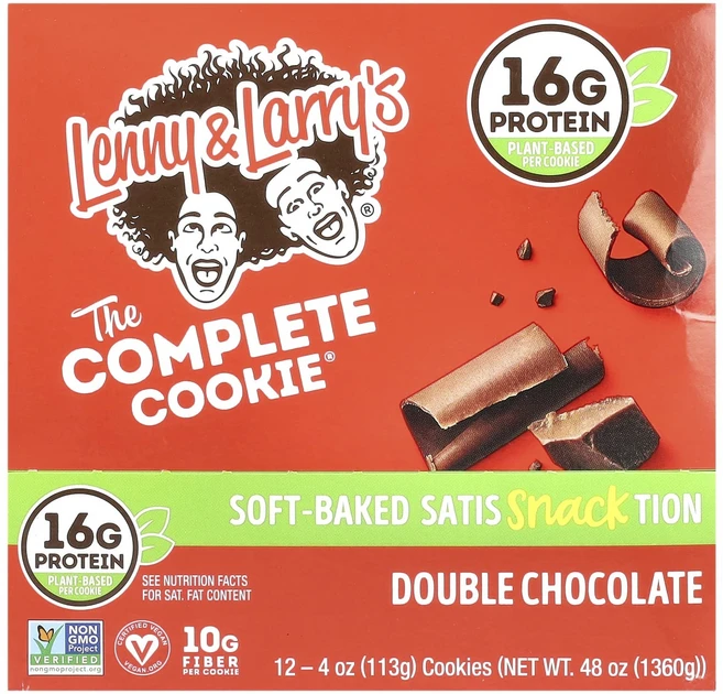 Lenny & Larry's The Complete Cookie® 더블 초콜릿 12개입 개당 113g(4oz), LennyLarrysTheCompleteCookie더블, 113g - 쿠팡