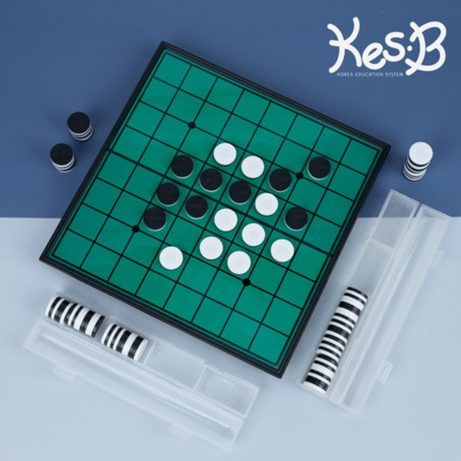 [캐스비] 보드게임 접이식 자석리버시(2909) 휴대용 자석보드판 전략 두뇌발달 오델로