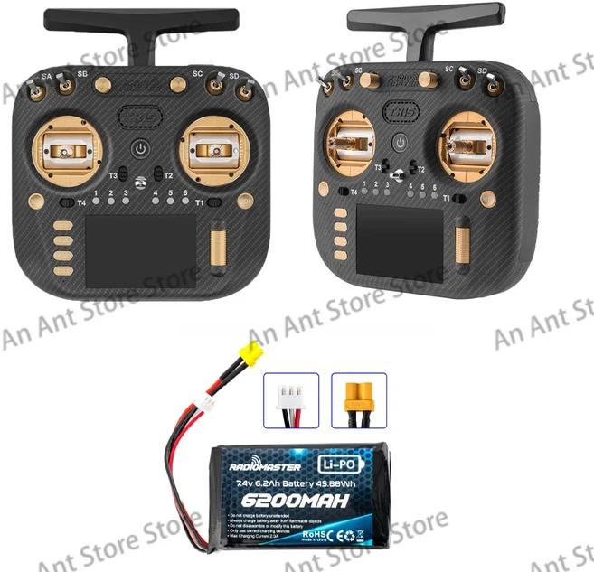 2025 라디오마스터 TX15 Max 3.5인치 IPS 터치스크린 컨트롤러 ExpressLRS CNC 홀 짐벌 내장 자이로 마이크, 04 MAX FCC M2-Gold 6200