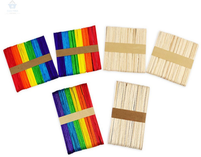 다소니디자인 컬러 아이스크림 막대 우드스틱, 일반(대)