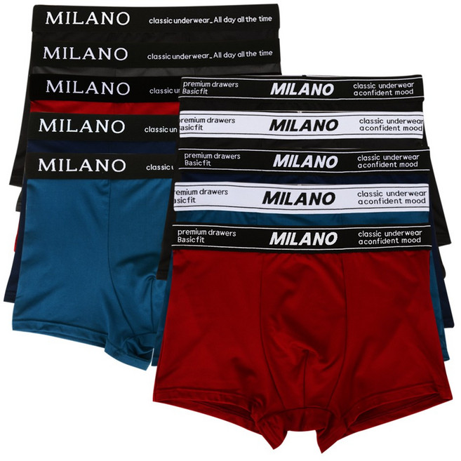 남성 밀라노 드로즈 5매+5매 세트 합리적인 가격의 남자 명품 언더웨어 10매 MMD2403+2404
