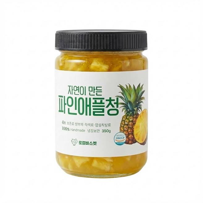 로컬바스켓 자연이 만든 건강 수제 파인애플청, 350g, 1개, 1개입