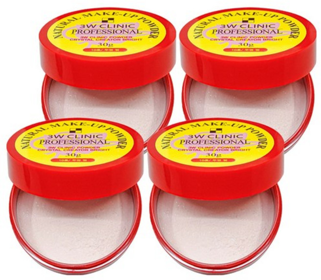 3W클리닉 내추럴 메이크업 루스파우더 30g, 10호 투명 펄, 10개