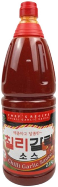 미담채 칠리갈릭 소스 2.1kg X10개 사천요리 칠리새우, 10개