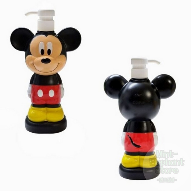 [미키마우스] 480ml 거품용기 귀여운공병 수동디스펜서 물비누디스펜서