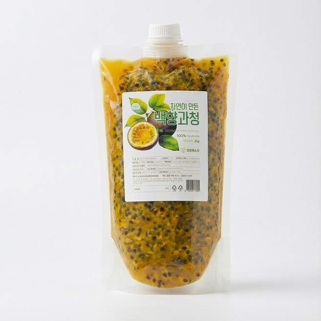 로컬바스켓 자연이 만든 직접 재배한 대용량 백향과청, 1개, 1개입, 2kg