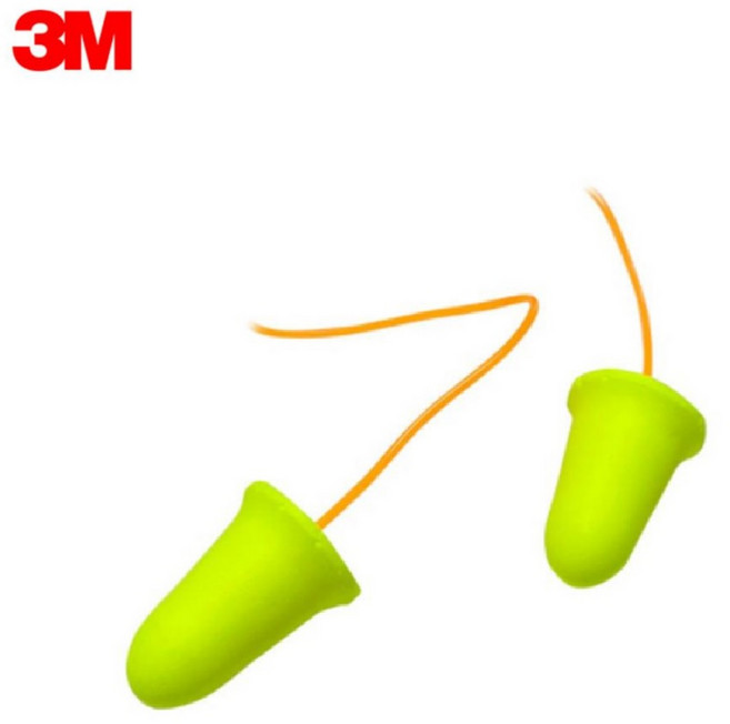 x4 부드러운밀착 큰사이즈 끈달린 폼귀마개 청력보호 청력보호구 산업이어팁 기계실작업자 수험생