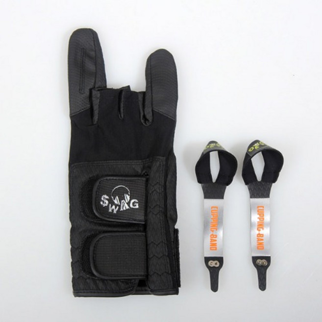 로드필드 커핑밴드 플러스 (글러브 스타일), 왼손-글러브, 1개, 검정