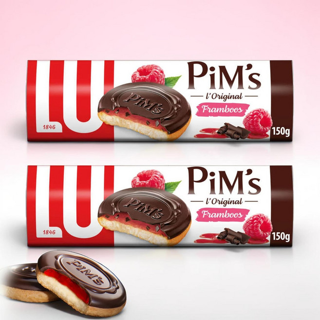 루 LU 프랑스비스킷 핌스 초콜렛 프람보아즈 비스킷, 150g, 2박스