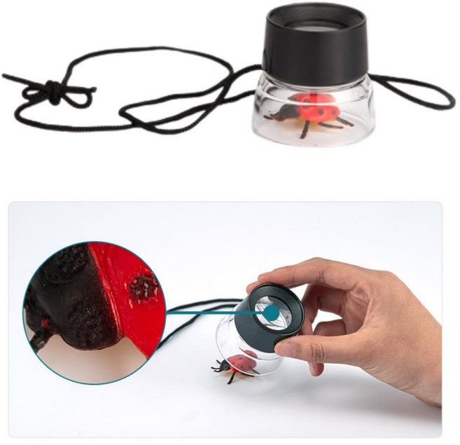 목걸이루페 유아돋보기 목걸이형루페 학습 5p 확대경