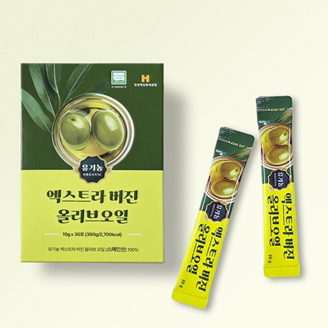유기농 냉압착 엑스트라버전 올리브오일 100 % 스틱 스페인산, 300g, 1박스