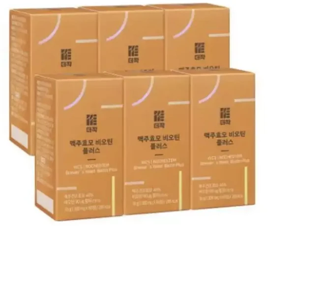 더작 맥주효모 비오틴 플러스 캡슐 60정 X6, 1개