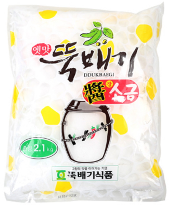 옛맛뚝배기장소금2.1kg/뚝배기식품-6개, 6개, 2.1kg