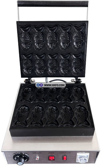 태양산업 SUN 정품 업소용 전기식 중 붕어빵기계 10p