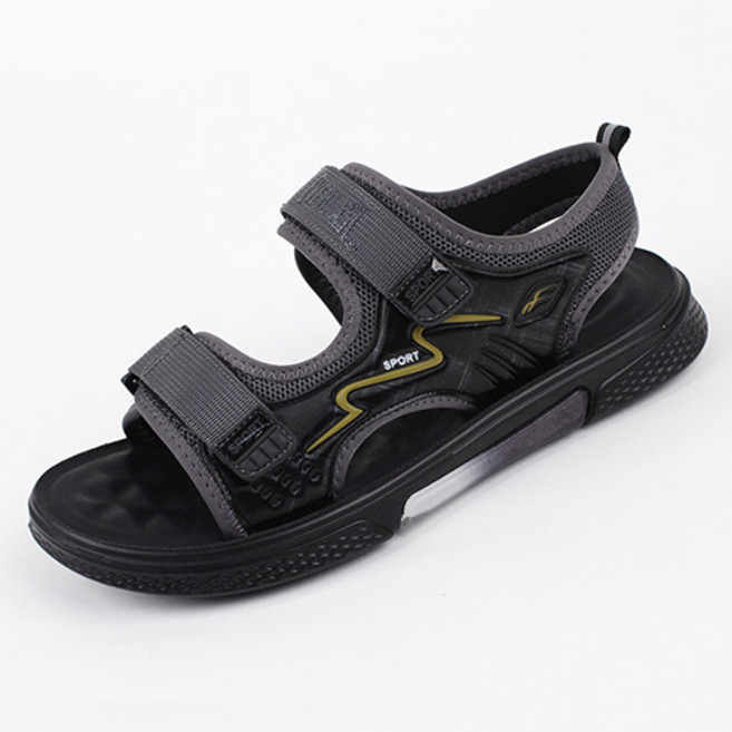 에버라스트 남성 캐주얼 샌들 벨크로 매쉬 샌달 스트랩 슬리퍼 쿠션 패션 여름 발편한 운동화 아쿠아 슈즈 시원한 신발 스포츠 워터 경량 푹신한 가벼운 사무용 사무실 회사 매쉬