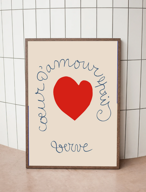 앙리마티스 하트 포스터 드로잉 명화 감성 모던아트 카페액자 집들이선물, 5번 A1(59.4cm x 84.1cm), 블랙