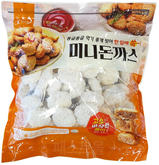 송림 굿프랜즈 미니돈까스 1kg, 1개