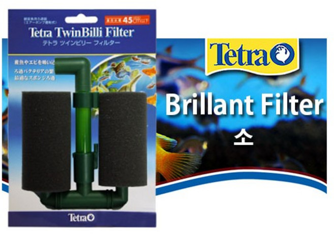 테트라 미니쌍기 스펀지여과기 [소], 1W, 1개