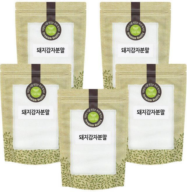 돼지감자 분말 가루 500g x 5팩(2.5kg) 국산 국내산, 5개
