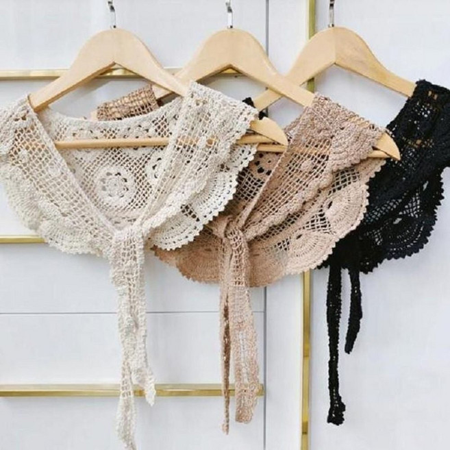 넥레이스 목도리 페이크 카라 san+37301Se