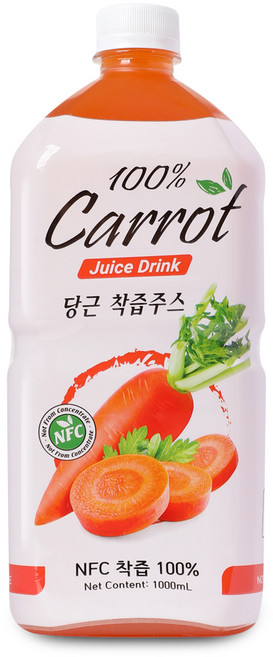 파모빗 당근 착즙 주스, 3개, 1L