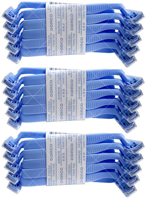 도루코 프레쉬 2중날 일회용 면도기, 10개입, 3개