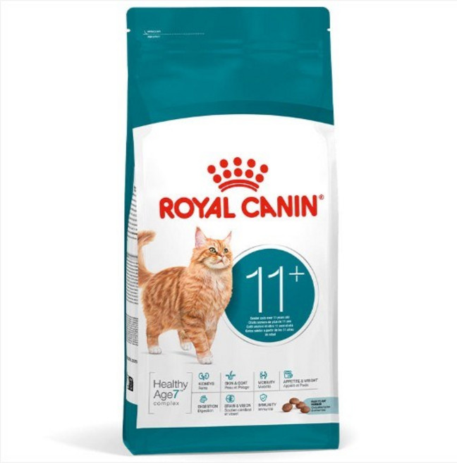 로얄캐닌 / 고양이사료 / 에이징 12+ 4kg / 노령묘 사료, 닭, 2kg, 2개