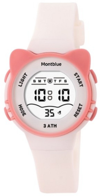 몽블루 KC인증 어린이 아동 초등학생 패션 전자 손목시계