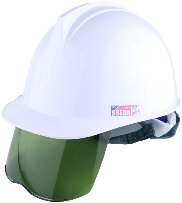 쎄다 차광 고글안전모 자외선차단 보안경 투구안전모, 1개, 3도