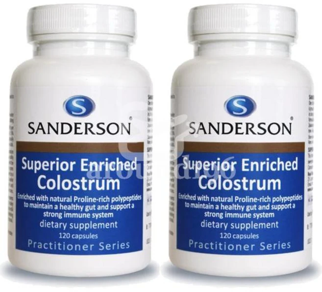 샌더슨 슈페리어 인리치드 콜로스트럼 SANDERSON SUPERIOR ENRICHED COLOSTRUM, 120정, 2개 - 쿠팡