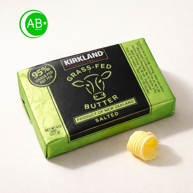 Kirkland Grass-Fed Salted Butter 커클랜드 목초 가염 버터, 227g, 1개
