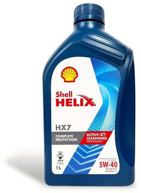 Shell Helix HX7 全面保護機油, 5w40, 1個, 1L