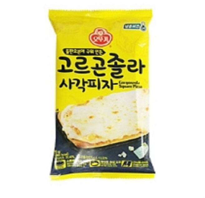 오뚜기 피자 고르곤졸라 사각피자, 88g, 1개