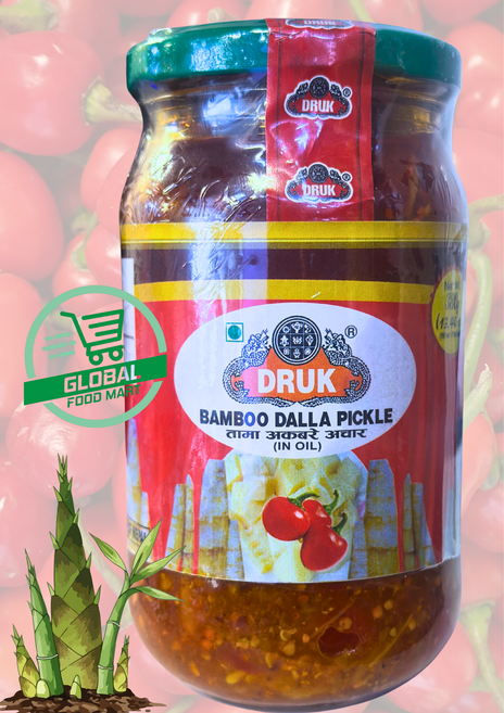 Druk Bamboo Dalla Pickle 대나무죽순 혼합 절임 - 400g, 1개