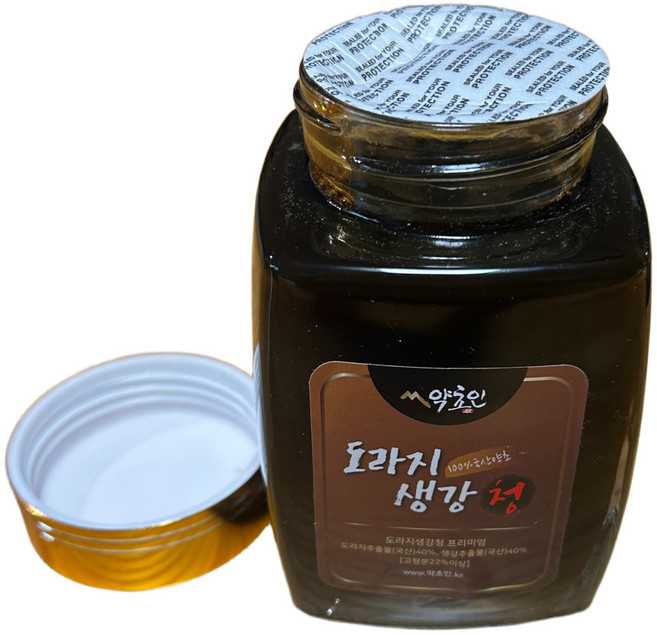 약초인 국산 목에좋은 도라지생강청, 500g, 1개입, 1개