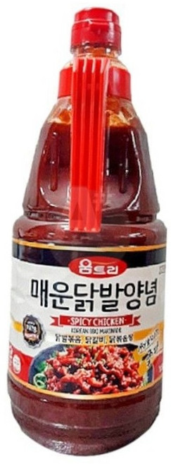 움트리 대용량 매운 닭발 양념 소스 1.9kg 업소용 매운양념 업소용양념 대용량소스, 1