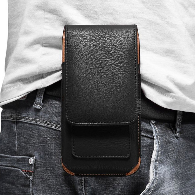 에이링크 호환 이클 360도 회전 옆구리에 벨트에 차는 휴대폰 EC-C-1 (사이즈와 사용시 주의사항 설명 꼭 숙지하세요), 3.(XXL)사이즈 / (360도)이클 케이스, (블랙)