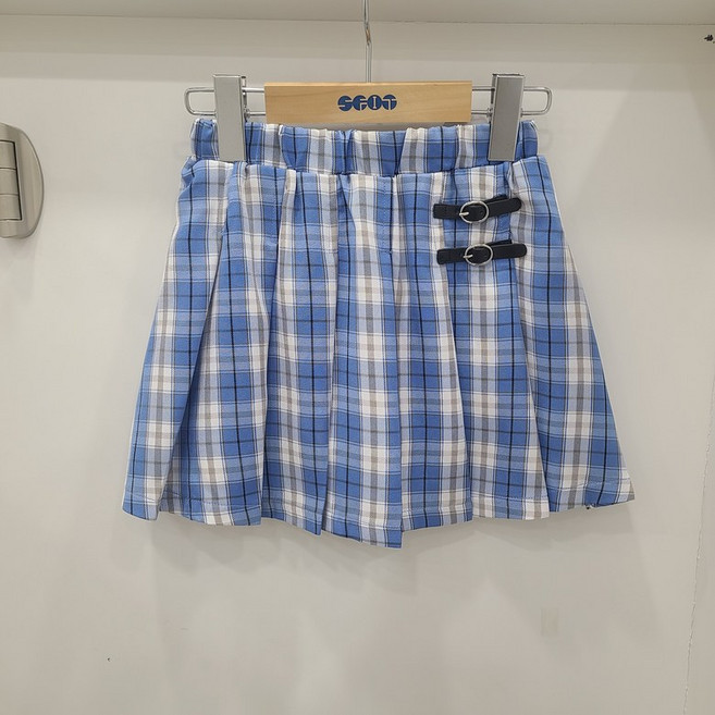 에스핏 체크 플리츠 스커트SK/SJZ101FCSK020_US