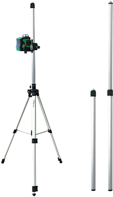 레이저레벨기 삼각대 확장형 연장 폴대 800mm-1500mm, 1개