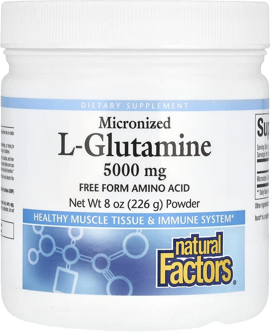 Natural Factors 미분화 L-글루타민 분말 226g(8oz), NaturalFactors미분화L글루타민분말226g8o, 226g, 1개 - 쿠팡